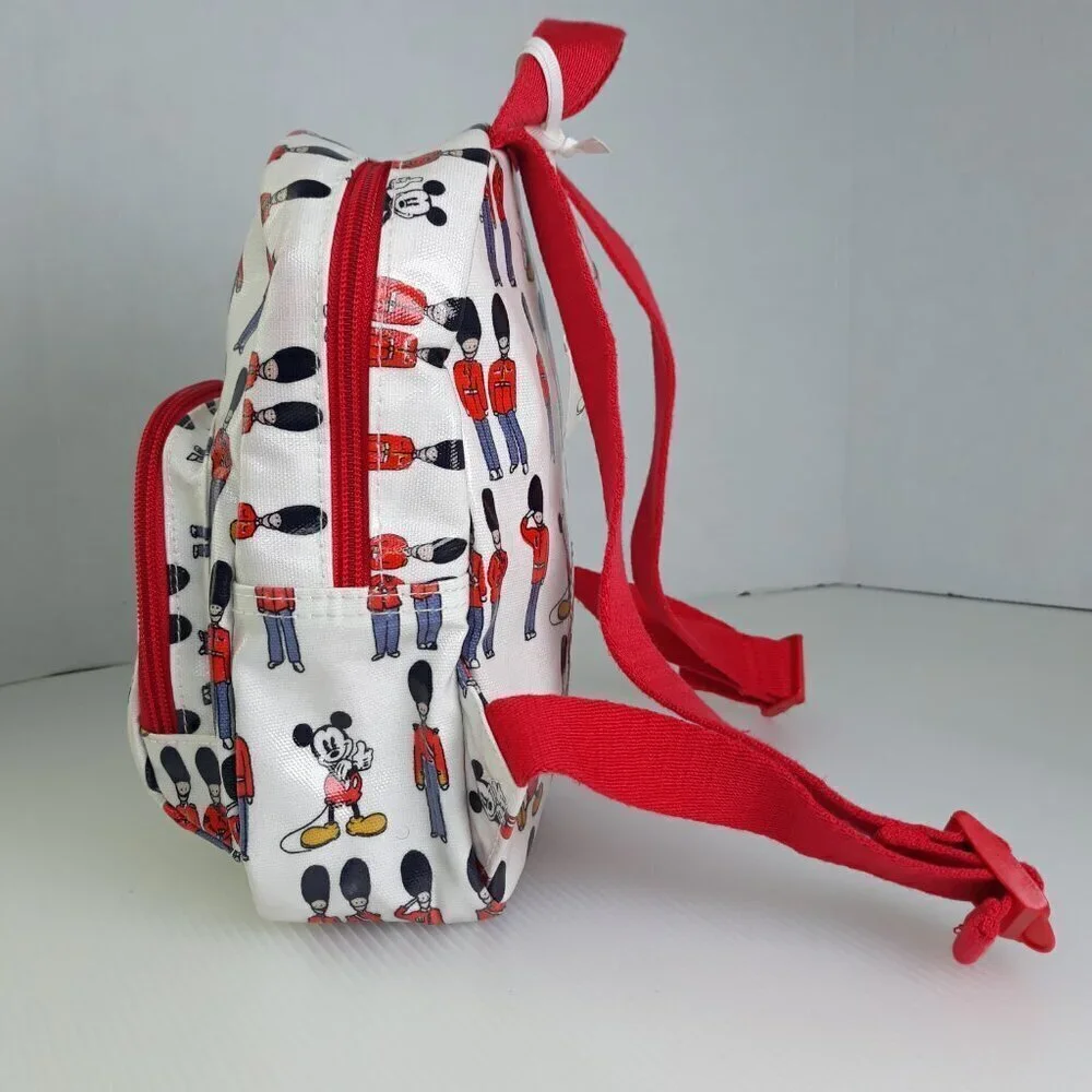 NWT Disney x Cath Kidston Mickey & Queen's Guards Mini Backpack